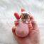 pink electroplating single kabuki brush