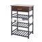Modern Design Four Layer Storage Rack Wooden Drawer Entryway Shoe Rack As You Require