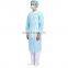 Disposable Contact level 1 isolation gown non woven pe coated for Health-Care Workers & Patients