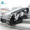 high-tech rubber track undercarriage type robot tank chassis from China factory