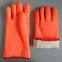 Heavy duty winter industrial gloves PVC coated keep warm for cold place thick winter gloves
