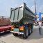 Price of dump trucks tipping chassis Heavy duty dump semi-trailer