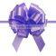 hot sales purple pom pom pull bows made of solid ribbon for valentine`s present packing