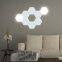 Creative Led Touch Sensor Hexagonal Honeycomb Geometry Assembly Smart Night Light Quantum Indoor Light Modern Bedroom Wall Lamp