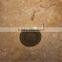 Unique Design Beige Round Marble Bathroom Deep Sinks