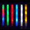 Batons lumineux pour mariage, anniversaire, colorés avec 3 lumières LED clignotantes, batons en mousse, fournitures de fête LED personnalisables avec logo