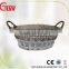 white garden basket for sale garden wire basket rolling garden basket