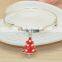2016 zinc alloy enamel mini christmas tree adjustable bangle