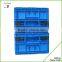 Foldable adjustable plastic storage box