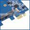 PCI Express x1 to Combo MSATA SSD + SATA III Controller Converter Card Msata Mini Pci Express Card