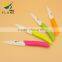 YangJiang manufacture colorful handle 5 inch Ceramic Paring knife