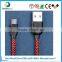 Remax hot Selling fast charging usb cable with nylon two sided micro usb cable for all Android devices