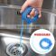 Life home eco-friendly mini manual flexible barbed basin hair sink drain cleaner for kitchen