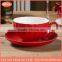 tea cup and saucer wholesale new fashion modern bone china high quality coffee home or holiday gift with custom design