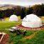 Geodesic dome tent Event dome tent White PVC cover 100 person Dome mode tent for sale