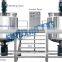 Cosmetic prodcut type vacuum emulsifying mixer and blending tank machine