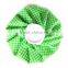 9" cloth ice bag green background with white grid design
