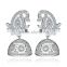CYW China wholesale Czech crystal 925 sterling silver earrings 925 sterling silver jewellry