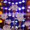 elegant crystal lotus flower candle holder