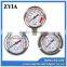 Stainless steel glycerine or silicone oil filled pressure gauge/mpa pressure gauge