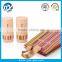 Custom brown color mailing paper tube cap