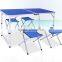 Outdoor camping portable aluminum folding table