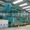001A good quality roller conveyor steel plate gritblasting equipment