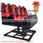 Luxurious 8 seats 5d cinema platform latest electric 5d cinema system Chinese 5d cinema suppliers