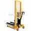 Taizhou Jetstar export hydraulic hand manual pallet stacker