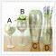 Romantic silver glass mosaic mirror vase