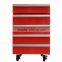 JGA Retro Style 1 Drawer 50L Mini Toolbox Refrigerator , Safe Fridge With 4 Wheels Can Cooler