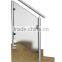 stainless steel side mount railing post glass deck railing systems