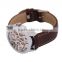 wholesale Leopard printed leather watch for men,male sports quartz wristwatches