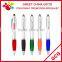 Customized Logo Promotional Stylus Touch Screen Cap Metal Ball Point Pen with LED Light