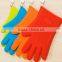 Best oven silicone BBQ gloves heat resistant cooking in the kitchen for cleaning