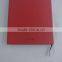 2014 red hard cover note book Debossing notebook agenda notebook