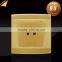 BS standard 10A 2 pin wall electric socket Gold color