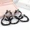 Fashion Korea style Shiny Crystal Hair Accessories Camellia Flowers Bow Hair Rope Hair Ring Rubber Bands Hairbands