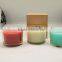 Luxury Three Wicks Scented Candle in Glass Jar