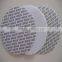 adhesive foam seal plastic bottle