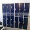 Gym room single door metal clothes wardrobe one compartment steel locker