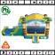 Used Commercial Rainbow Inflatable Combo for kids, Giant Inflatable Bounce House Slide for Sale