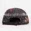 2015 Fashion Flat Bill Cap Full Flower Printed 5 Panel Cap Wholesale
