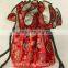 Colorful Customized Pattern Satin Wedding Bag