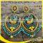 small moq boho hanging top design earring, latest earring design