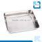 Stainless steel rectangular towel tray & serving tray