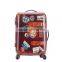 Gentleman's Hard Shell Vintage Trolley Luggage With Belts 2-Side Printing In 20-Inch Quality Choice