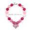 Wholesale Polymer Clay Pink Jewelry Set In latest Design Bracelet Necklace Set