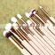 12pcs custom logo pink rose gold color makeup eyeshadow brushes sets                        
                                                Quality Choice