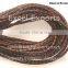 Leather Cords Braided 5mm from India
